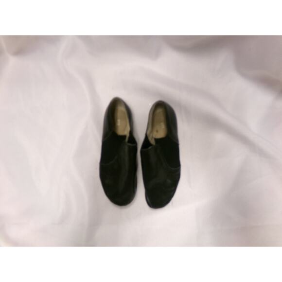 Pre-Owned Jazz Shoes Black Dance Class Girls 6M Slip On Leather Split Sole - Picture 3 of 4